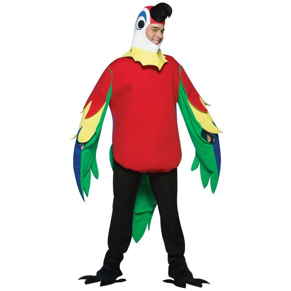 Parrot Costume Mens One Size Standard Unisex - Picture 1 of 6